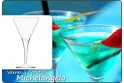 6 Verres à Cocktail "Michelangelo" - cristallin