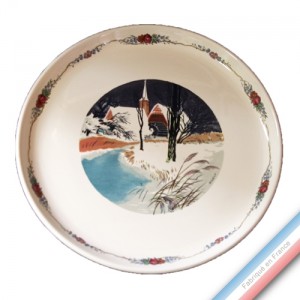 Collection OBERNAI - Assiette plate Kougloff - Diam 25 cm - Lot de 4