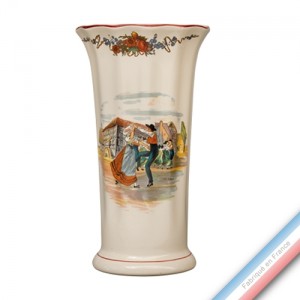 Collection OBERNAI  - Vase à Côtes  'Petit' Louis XV - H 23 cm -  Lot de 1