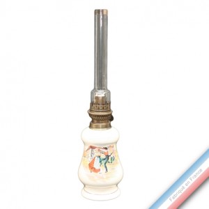 Collection OBERNAI  - Lampe pétrole concave - H 50 cm -  Lot de 1