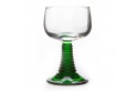 6 Alsace's traditional wine glasses twisted stem