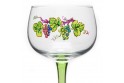 6 Alsace's wine glasses "VIGNOBLE" (vineyard) decor