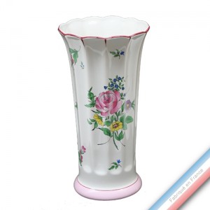 Collection REVERBERE déco  - Vase à Côtes 35 Louis XV - H 35 cm -  Lot de 1