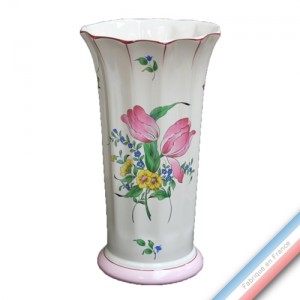 Collection REVERBERE déco  - Vase à Côtes 'Grand' Louis XV - H 30 cm -  Lot de 1