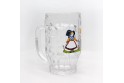 Glass tankard "Malles" with HANSI decor