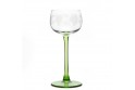 6 Alsace's wine glasses  "GRAPES" decor