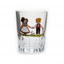 6 Verres &agrave; eau Tripsdrill motif HANSI