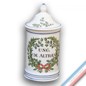 Collection - Pot à pharmacie 'Moyen' Lph Ung. De althéa - H 18 cm -  Lot de 1