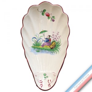 Collection CHINOIS - Ravier coquille Louis XV - L 27 cm -  Lot de 2