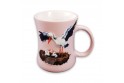 Green ceramic mug "Cigogne" (Stork)