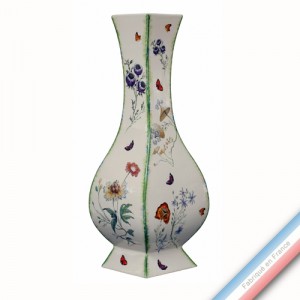 Collection FOLIES BOTANIQUES - Vase à 4 pans 'Grand' - H 56 x L 20 cm -  Lot de 1