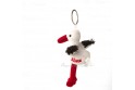 Porte-clef Peluche Cigogne Brodée