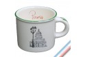 Collection PARIS - Mini mug - H 7 cm - 21 cl -  Lot de 4
