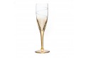 Coffret de 6 flûtes à champagne en cristal coloré
