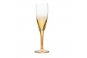 Coffret de 6 flûtes à champagne en cristal coloré