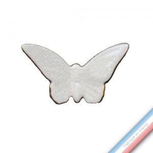 Collection IRRESISTIBLES - Petit Papillon Ivoire - H 10 - L 12 cm -  Lot de 1