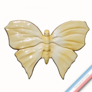 Collection IRRESISTIBLES - Grand Papillon Jaune citron - L 33 - l 22 cm -  Lot de 1
