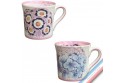 Collection ECLECTICA - Coffret 2 mugs bouquets - 21 x 10 x 9 cm -  Lot de 1
