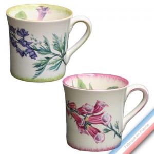 Collection ECLECTICA - Coffret 2 mugs fleurs poisons - 21 x 10 x 9 cm -  Lot de 1