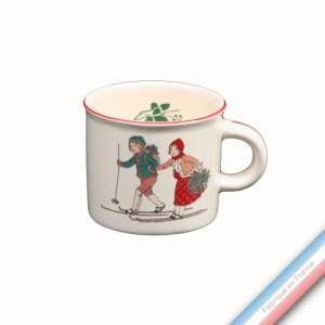 Collection JEUX D'HIVER - Mini mug - 0,21 L -  Lot de 4
