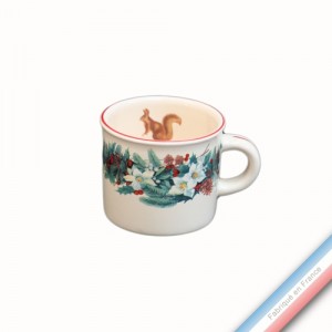 Collection ROSE DES NEIGES - Mini mug - 0,21 L -  Lot de 4
