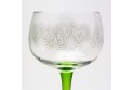 6 Alsace's wine glasses  "HANSI" decor