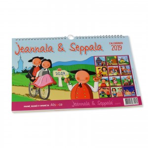 Calendrier 2019 "Jeannala & Seppala" 32x22 cm