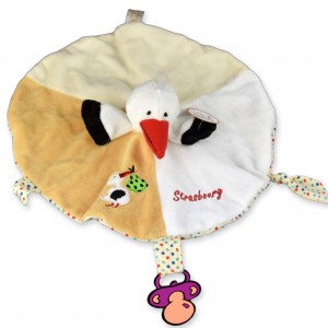 Doudou Cigogne Strasbour - Beige