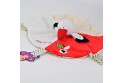 Doudou Cigogne Strasbour - Rouge