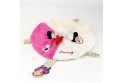 Doudou Cigogne Strasbourg - Rose