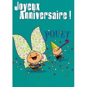 Carte de voeux Lovely Elsa - Anniversaire (pouet)