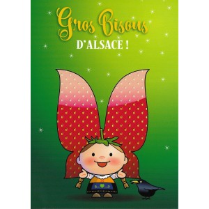 Carte de voeux Lovely Elsa - Gros Bisous