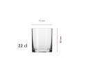 6 verres à eau "BALANCE" 22 cl