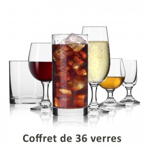 Set de 36 verres à offrir - kit de départ dans la vie active