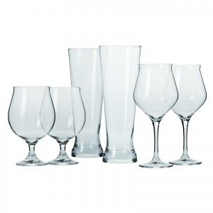 Coffret de 6 verres à bières pour dégustation - 3 différentes formes et contenances