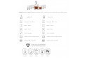 Coffret 7 pièces service à Whisky "CARO" - cristallin soufflé bouche