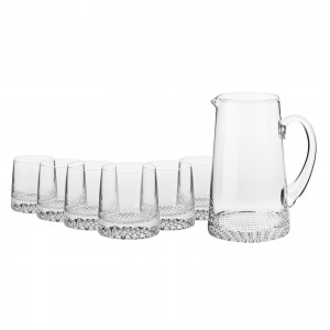 Carafe D'eau OU de Jus + 06 verre de table- Arcorpal