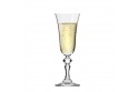 6 Flûtes à champagne "KRISTA" 15 cl - cristallin sans plomb