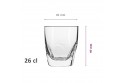 6 verres à Whisky "MIXOLOGY" 26 cl - cristallin sans plomb