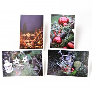 Lot de 4 cartes postales - Photos Frédéric Engel - NOËL 2