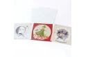 Lot de 3 cartes - Dessins Carine Grebill - VOEUX