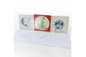 Lot de 3 cartes - Dessins Carine Grebill - VOEUX