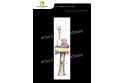 Lot de 4 marque-pages - CIGOGNE 2