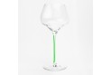 6 Verres "Grand Sommelier d'Alsace" avec jambe verte