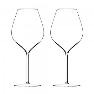 Coffret 2 verres soufflés bouche ultralight A. Lallement n°1