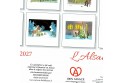 Calendrier L'Alsace Enchantée 2020 de Ratkoff (30cm x 30cm)