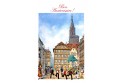 Greeting card Alsace Ratkoff - "Bon Anniversaire" - (happy birthday) - cathedral
