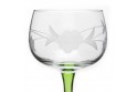  6 Alsace's wine glasses "3 GRAPPES" (4 grapes) decor