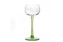  6 Alsace's wine glasses "3 GRAPPES" (4 grapes) decor