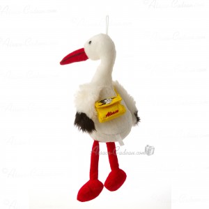 Embroidered Stork plush